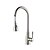 cheap Kitchen Faucets-Kitchen faucet - Single Handle One Hole Nickel Brushed Pull-out / ­Pull-down / Tall / ­High Arc Deck Mounted Contemporary Kitchen Taps / Brass