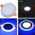 cheap LED Recessed Lights-1pc 5500-6500 lm 20 LED Beads SMD 2835 Dimmable / Decorative Natural White / Blue 85-265 V / 9 V / 1 pc