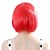 olcso Jelmezparókák-Szintetikus parókák Egyenes Egyenes Bob frizura Paróka Piros Szintetikus haj Női Piros