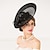 billige Coiffer-fascinators linfjær kentucky derby lue hodeplagg