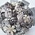 cheap Wedding Flowers-Wedding Flowers Bouquets / Unique Wedding Décor Special Occasion / Party / Evening Bead / Rhinestone / Silk 19.7&quot;(Approx.50cm)