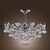 tanie Żyrandole-50 cm Kryształ Lampy sufitowe Kryształ Malowane wykończenia Współczesny współczesny 110-120V / 220-240V
