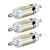 billige Elpærer-YouOKLight 3stk 3 W LED-lamper med G-sokkel 240-280 lm R7S T 104 LED Perler SMD 3014 Dekorativ Varm hvid Kold hvid 110-220 V 220-240 V / 3 stk.