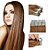 abordables Extensions Adhésives-Febay A Coller Extensions de cheveux Naturel humains Droit Cheveux Vierges Naturel Cheveux Brésiliens Blond platine