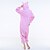 voordelige Kigurumi-pyjama&#039;s-Volwassenen Kigurumi pyjamas Nijlpaard Dieren Onesie pyjamas Fleece Roze / Blauw Cosplay Voor Mannen &amp; Vrouwen Dieren nachtkleding spotprent Festival / Feestdagen kostuums / Gympak / Onesie