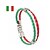 cheap Bracelets-Men&#039;s Leather Bracelet woven Ladies Fashion Leather Bracelet Jewelry Green / Red / Red / White / Red / Yellow For Christmas Gifts Daily Casual / Titanium Steel