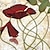 levne Reprodukce maleb-Reprodukce maleb na plátně Sady pláten Botanický motiv Tři panely Horizontální Grafika Wall Decor Home dekorace