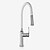 preiswerte Küchenarmaturen-Armatur für die Küche - Einhand Ein Loch Chrom Pull-out / Pull-down / Hoch / High-Arc Mittellage Moderne / Modern Kitchen Taps / Messing