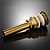 cheap Faucet Accessories-Faucet accessory - Superior Quality Pop-up Water Drain With Overflow Contemporary Brass Ti-PVD