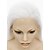 abordables Perruques synthétiques à dentelle-Perruque Synthétique Droit Kardashian Droite Lace Frontale Perruque Blanche Cheveux Synthétiques Blanc StrongBeauty