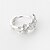 preiswerte Ohrringe-Damen Kreolen Sterling Silber Diamantimitate Ohrringe Luxus Modisch Schmuck Silber Für Party