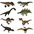 preiswerte Dinosaurier-Figuren-Tue so als ob du spielst Dinosaurier Kunststoff 8 pcs Party Favors, Science Gift Education Spielzeug für Kinder und Erwachsene
