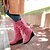 cheap Women&#039;s Boots-Women&#039;s Boots Wedge Heel Round Toe Zipper / Tassel Fleece Mid-Calf Boots Comfort / Snow Boots Walking Shoes Fall / Winter Black / Green / Red / EU40