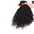 levne Prameny přírodních vlasů-3 svazky Peruánské vlasy Kinky Curly Panenské vlasy Lidské vlasy Vazby 8-30 inch Příroda černá Lidské vlasy Vazby Žhavá sleva Rozšíření lidský vlas / 10A
