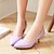 cheap Women&#039;s Heels-Women&#039;s Shoes Leatherette Patent Leather Spring Summer Novelty Comfort Heels Walking Shoes Kitten Heel Pointed Toe Polka Dot for Wedding