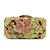 cheap Clutches &amp; Evening Bags-Women&#039;s Bags Metal Evening Bag Crystal / Rhinestone Flower Floral Print Rhinestone Crystal Evening Bags Wedding Party Event / Party Golden