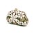 cheap Clutches &amp; Evening Bags-Women&#039;s Crystal / Rhinestone / Flower Metal Evening Bag Rhinestone Crystal Evening Bags Floral Print Light gray / Mustard / Beige