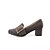 cheap Women&#039;s Slip-Ons &amp; Loafers-Women&#039;s Shoes Leatherette Winter Spring Summer Fall Heels Chunky Heel Round Toe Buckle for Casual Dress Party &amp; Evening Black Beige Gray