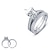 baratos Anéis-Promessa nobre personalizada 925 casais de prata esterlina cz anel de casamento de pedra