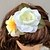 Χαμηλού Κόστους Κεφαλό Γάμου-σιφόν πλαστικά καλύμματα λουλουδιών κεφάλι κλασικό θηλυκό στυλ