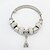 cheap Bracelets-Women&#039;s Charm Bracelet Bracelet Bangles Tower Eiffel Tower Ladies European Fashion Alloy Bracelet Jewelry Silver For Casual
