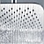 Недорогие Смесители для душа-Смеситель для душа Устанавливать - Ручная лейка входит в комплект Современный Хром Медный клапан Bath Shower Mixer Taps / Латунь / Две ручки три отверстия