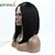 cheap Human Hair Wigs-Human Hair Full Lace / Lace Front Wig Straight 130% Density Natural Hairline / African American Wig / 100% Hand Tied Medium Length Women&#039;s