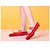 olcso Balettcipők-Férfi Női Dance Shoes Balettcipők Teljes talpú Alacsony Szabványos méret Fekete / Piros / Rózsaszín / Szatén / Otthoni / Teljesítmény / Gyakorlat