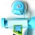voordelige Badkamergadgets-plastic tandpasta schorsing druk (willekeurige kleur)