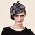 abordables Tocados-Elegantes sombreros de lana fascinadores sombrero Kentucky Derby clásico color sólido boda/fiesta de té/tocado del día de las mujeres para mujer otoño&amp;amp; invierno
