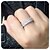 olcso Gyűrűk-Gyűrű For Női Parti Esküvő Hétköznapi Ezüst Strassz Ezüst