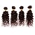 Недорогие Накладки из волос, окрашенных в стиле Омбре-4 Связки Бразильские волосы Классика Крупные кудри Не подвергавшиеся окрашиванию Человека ткет Волосы Ткет человеческих волос Расширения человеческих волос / 10A