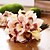 abordables Fleurs artificielles-Fleurs artificielles 7 Une succursale Style européen Magnolia Fleur de Table