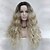 cheap Premium Synthetic Lace Wigs-Synthetic Lace Front Wig Wavy Kardashian Wavy Layered Haircut Lace Front Wig Blonde Ombre Long Blonde Synthetic Hair Women&#039;s Dark Roots Natural Hairline Blonde Ombre