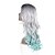 cheap Synthetic Lace Wigs-Synthetic Wig Loose Wave Synthetic Hair Wig L Part Green