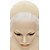 abordables Perruques synthétiques à dentelle-Perruque Synthétique Droit Kardashian Droite Lace Frontale Perruque Blanche Cheveux Synthétiques Blanc StrongBeauty