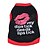 voordelige Hondenkleding-Hond T-shirt Gilet Hondenkleding Zwart Wit Rood Kostuum Katoen Lippen Modieus XS S M L