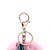 cheap Keychains-Butterfly Pink and Blue Sphere Metal For Birthday Key Chain