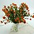 abordables Fleurs artificielles-Fleurs artificielles 1 Une succursale Style moderne Roses Fleur de Table