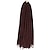 お買い得  かぎ針編みの髪-ツイスト三つ編み ヘアブレイズ 箱三つ編み 24 &quot; 100%カネカロンヘア ブラック/バーガンディ ブレイズヘア ヘアエクステンション