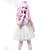 voordelige Halloween pruiken-Lolita Pruiken Prinses Schattig Lolitapruik 22 inch(es) Cosplaypruiken Effen Pruiken Halloweenpruiken