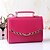 cheap Handbag &amp; Totes-Women Bags All Seasons PU Shoulder Bag Bowknot Rivet for Event/Party Shopping Casual Sports Formal Outdoor Office &amp; Career Yellow Fuchsia