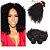 tanie Pasma z ludzkich włosów-3 zestawy Włosy peruwiańskie Kinky Curl Włosy virgin Fale w naturalnym kolorze 8-30 in Natura Czarny Ludzkie włosy wyplata Gorąca wyprzedaż Ludzkich włosów rozszerzeniach / 10A