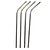 cheap Drinkware-Stainless Steel Drinking Straws 4pcs with Cleaning Brush