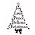 olcso Christmas Stickers-Ablakfólia és matricák Dekoráció Karácsony Szó PVC / Βινύλιο Ablak matrica