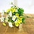 preiswerte Künstliche Blume-Tischplatte im pastoralen Seidenstil, Blume, 1 Blumenstrauß, 30 cm/12 Zoll