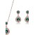 cheap Jewelry Sets-Women&#039;s Synthetic Ruby Earrings Jewelry Black / Green / Red For Wedding Party