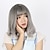 cheap Carnival Wigs-Lolita Cosplay Wigs Women&#039;s 16 inch Heat Resistant Fiber Gray Anime Wig