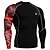 preiswerte Neu in-Herrn Laufshirt - Schwarz Sport Blumen / Pflanzen Elasthan Oberteile Übung &amp; Fitness, Laufen Langarm Sportkleidung Atmungsaktiv, Rasche Trocknung Dehnbar