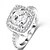 cheap Rings-Women&#039;s Ring Zircon Cubic Zirconia Luxury Ring Jewelry Silver For Daily Casual 5 / 6 / 8 / 9